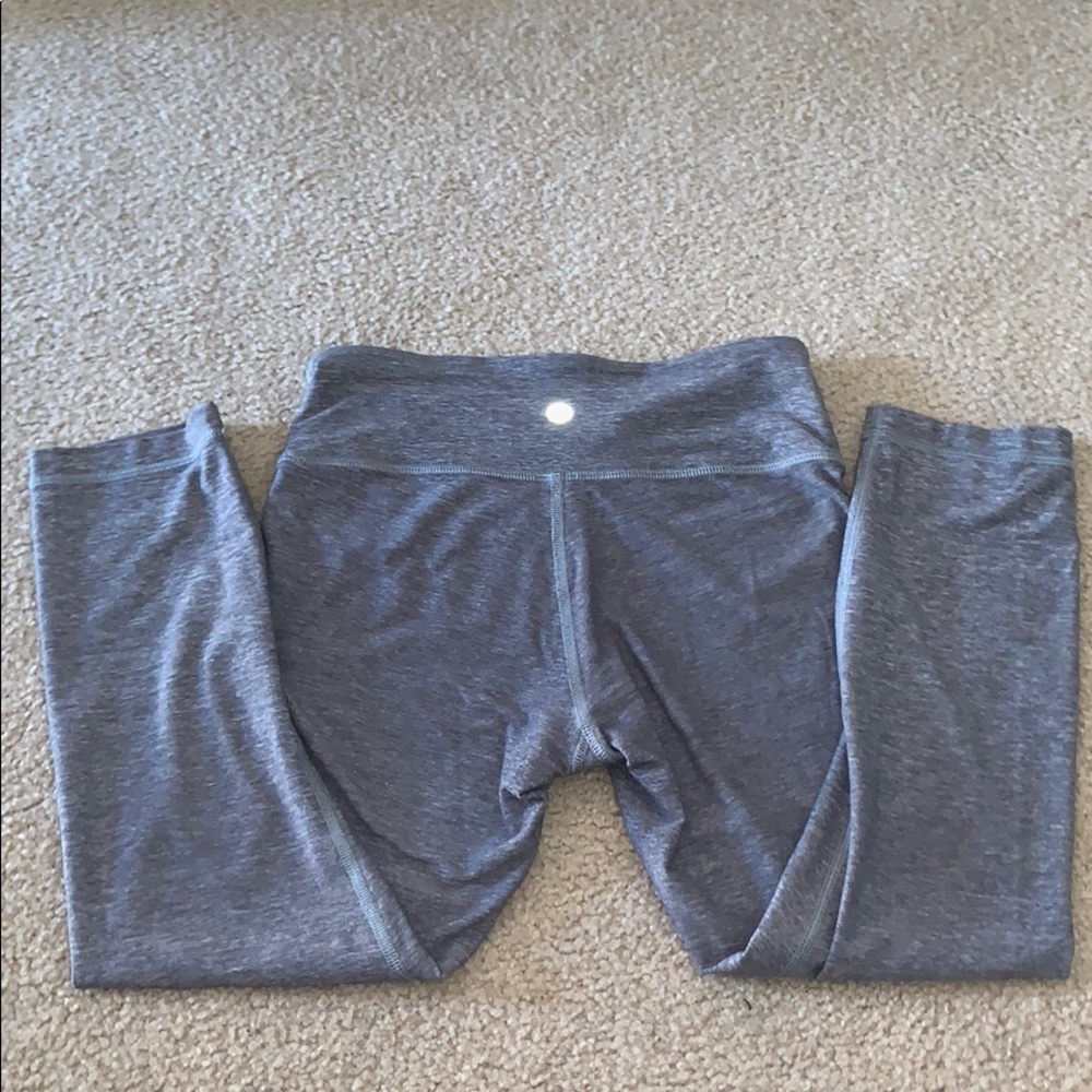 Grey Lululemon Crop